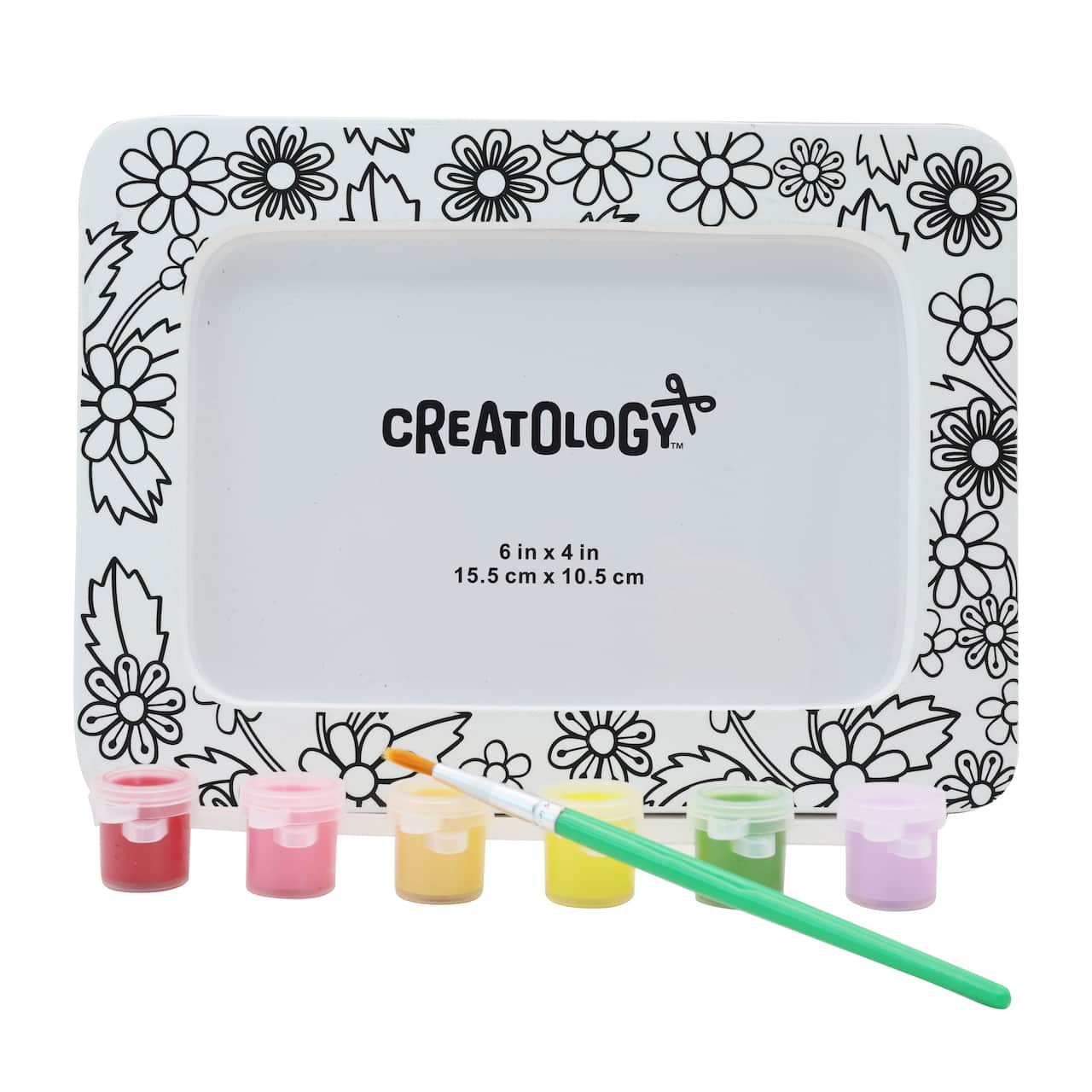 Spring Flowers Rectangle Ceramic Photo Frame Kit by Creatology&#x2122;